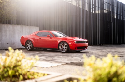 Dodge Challenger Concaver CVR8 Brushed Titanium