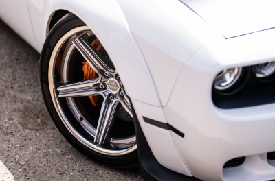 Dodge Challenger Concaver CVR9 Brushed Titanium