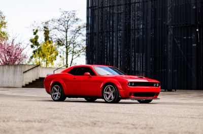 Dodge Challenger Concaver CVR8 Brushed Titanium