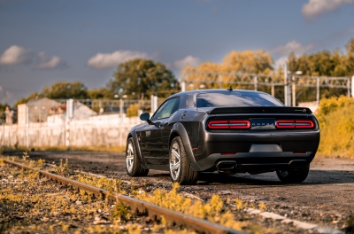 Dodge Challenger Concaver CVR9 Brushed Titanium