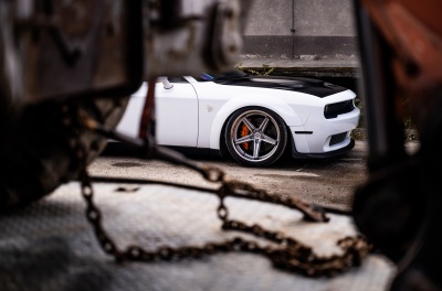 Dodge Challenger Concaver CVR9 Brushed Titanium
