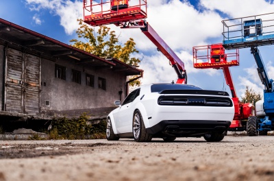 Dodge Challenger Concaver CVR8 Brushed Titanium