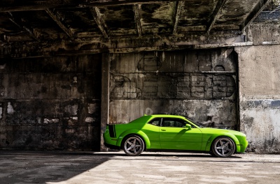 Dodge Challenger Concaver CVR9 Brushed Titanium