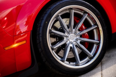 Dodge Challenger Concaver CVR8 Brushed Titanium