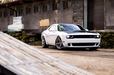 Dodge Challenger Concaver CVR9 Brushed Titanium