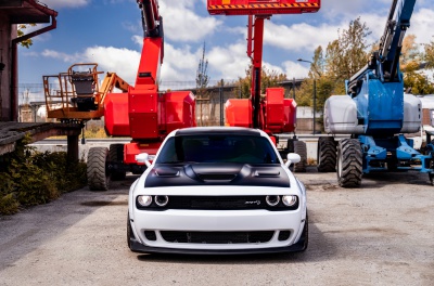 Dodge Challenger Concaver CVR8 Brushed Titanium