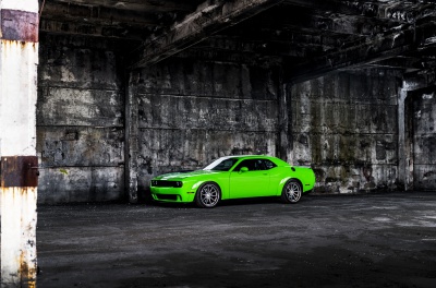 Dodge Challenger Concaver CVR8 Brushed Titanium