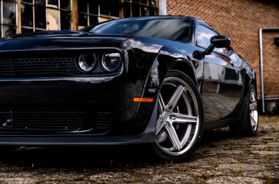 Dodge Challenger Concaver CVR9 Brushed Titanium