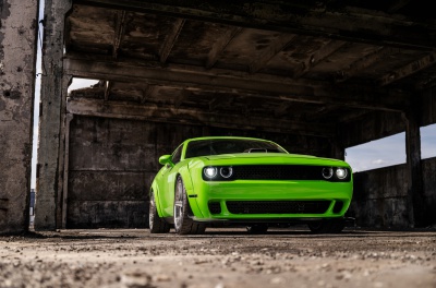 Dodge Challenger Concaver CVR9 Brushed Titanium