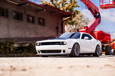 Dodge Challenger Concaver CVR8 Brushed Titanium