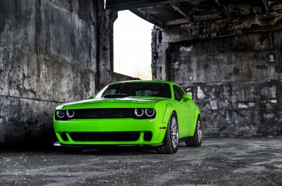 Dodge Challenger Concaver CVR8 Brushed Titanium