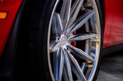 Dodge Challenger Concaver CVR8 Brushed Titanium