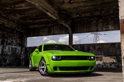 Dodge Challenger Concaver CVR9 Brushed Titanium