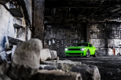 Dodge Challenger Concaver CVR8 Brushed Titanium