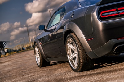 Dodge Challenger Concaver CVR9 Brushed Titanium