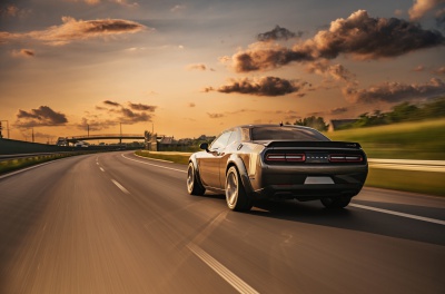 Dodge Challenger Concaver CVR9 Brushed Titanium