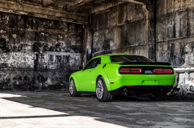 Dodge Challenger Concaver CVR8 Brushed Titanium