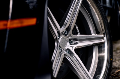 Dodge Challenger Concaver CVR9 Brushed Titanium