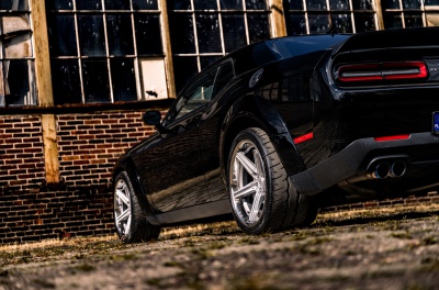 Dodge Challenger Concaver CVR9 Brushed Titanium