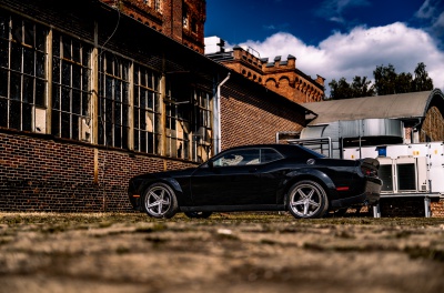 Dodge Challenger Concaver CVR9 Brushed Titanium