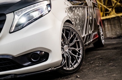 Mercedes-Benz Vito Concaver CVR1 Brushed Titanium