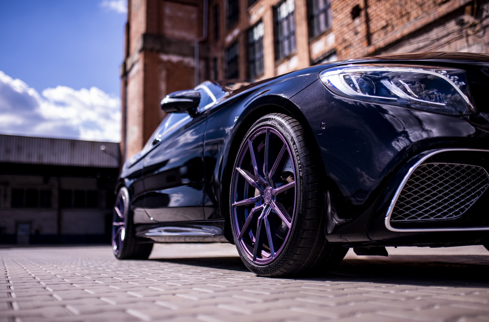 Mercedes-Benz S Class Concaver CVR4 Gloss Blue-Purple Chameleon